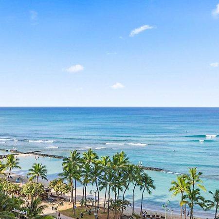 Luxury Oceanfront 2 Bedroom Apartment At Waikiki Beach Tower Honolulu Dış mekan fotoğraf