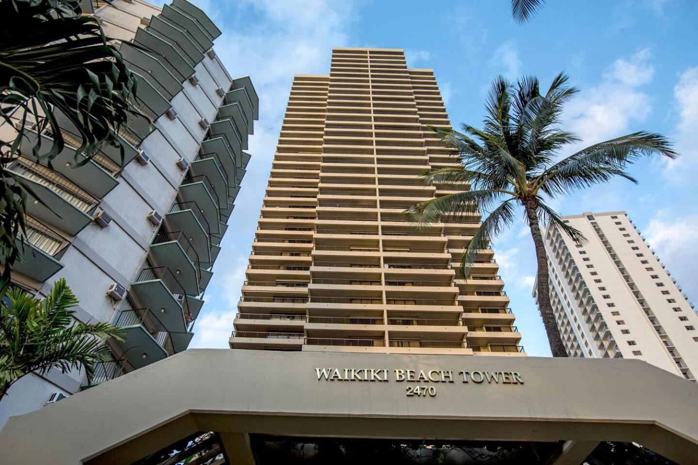 Luxury Oceanfront 2 Bedroom Apartment At Waikiki Beach Tower Honolulu Dış mekan fotoğraf